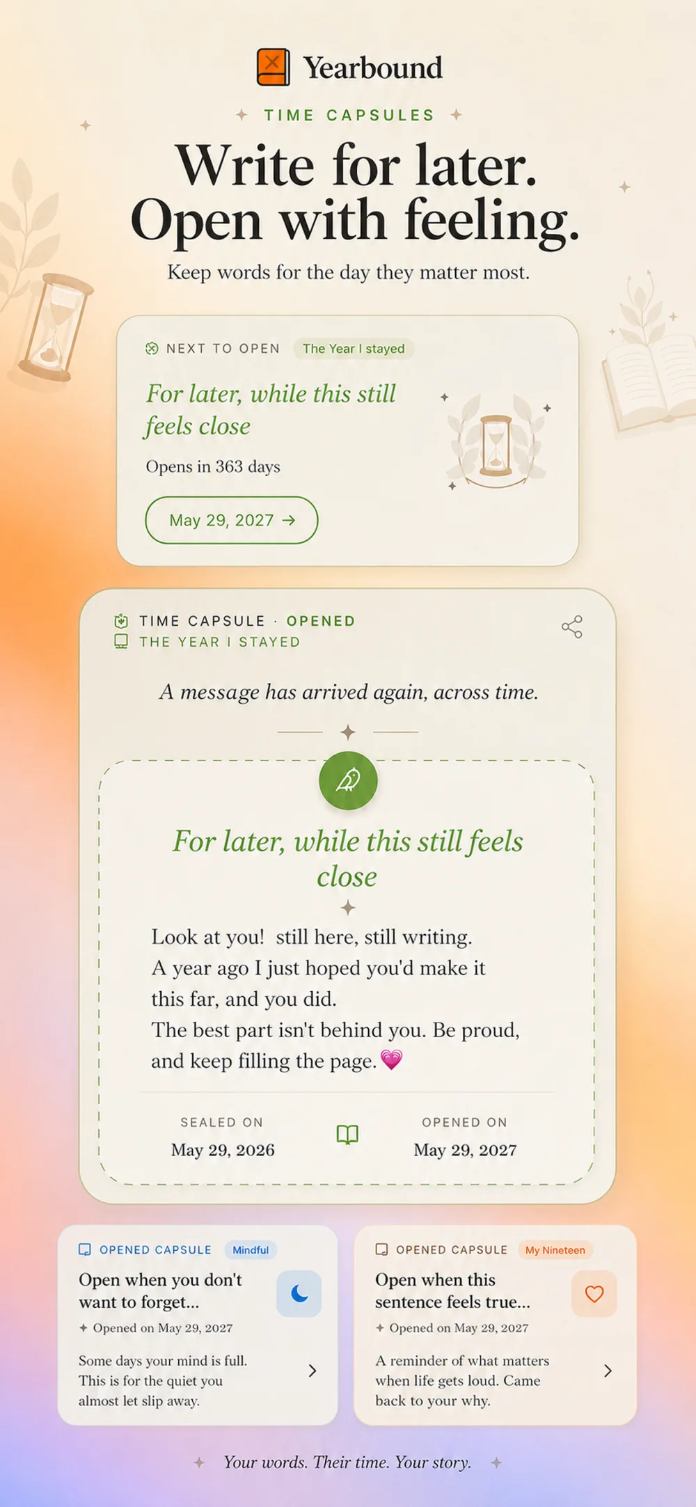 Time Capsules on iPhone