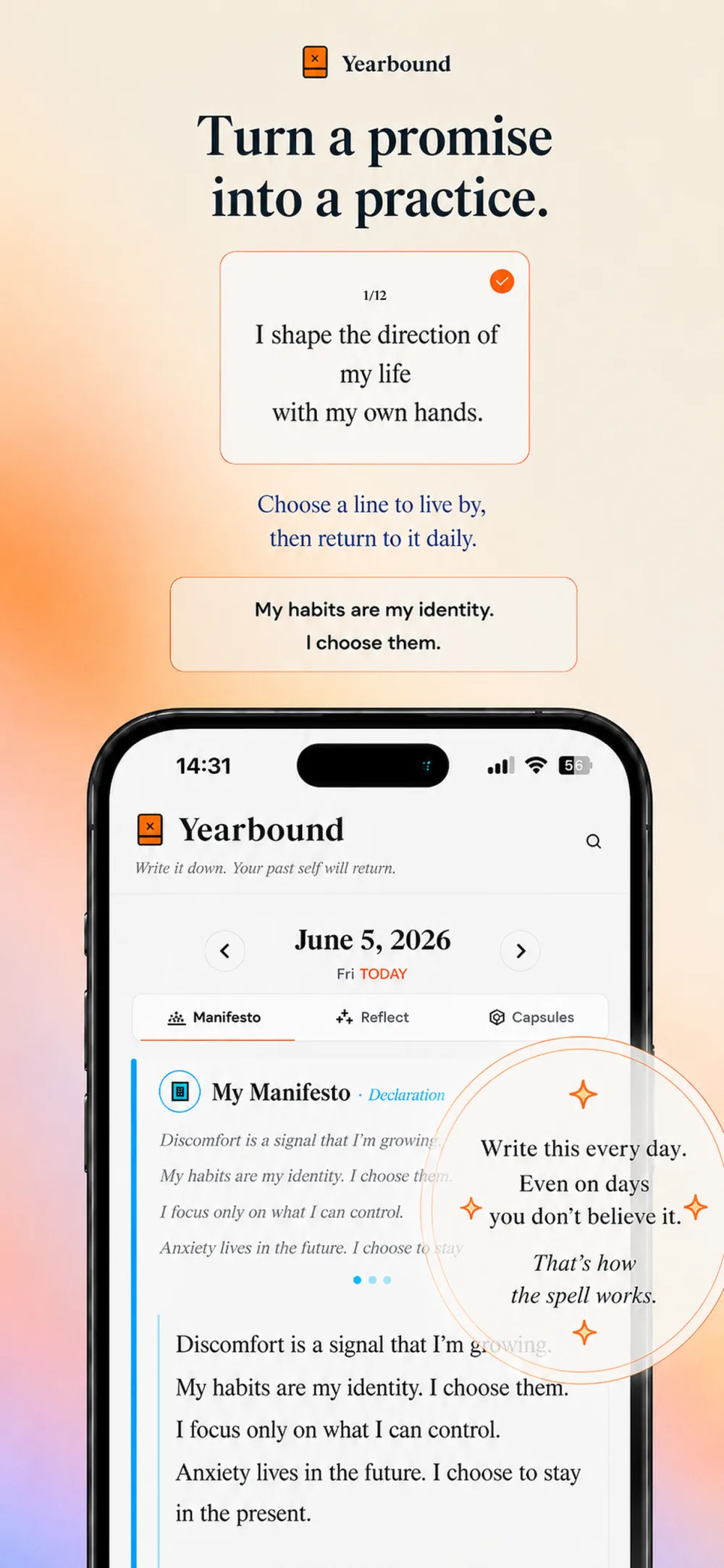 Manifesto on iPhone